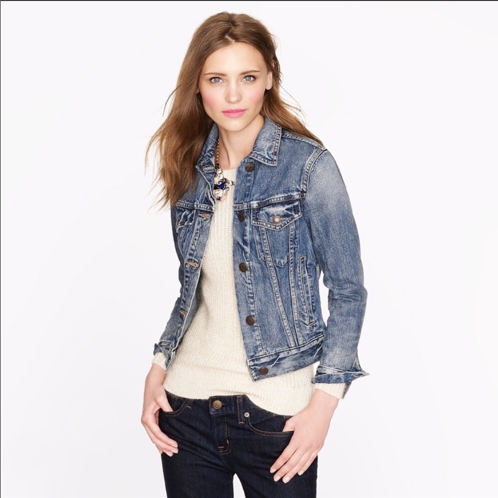 J Crew NWT Indego Denim Jacket Small